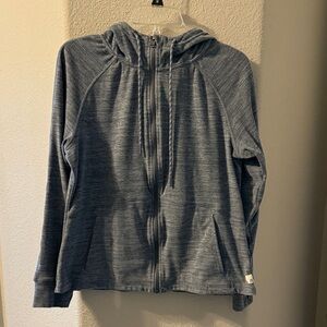 Blue/Gray Zip-Up Hoodie